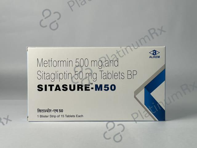Sitasure M 50/500 Tablet 15s