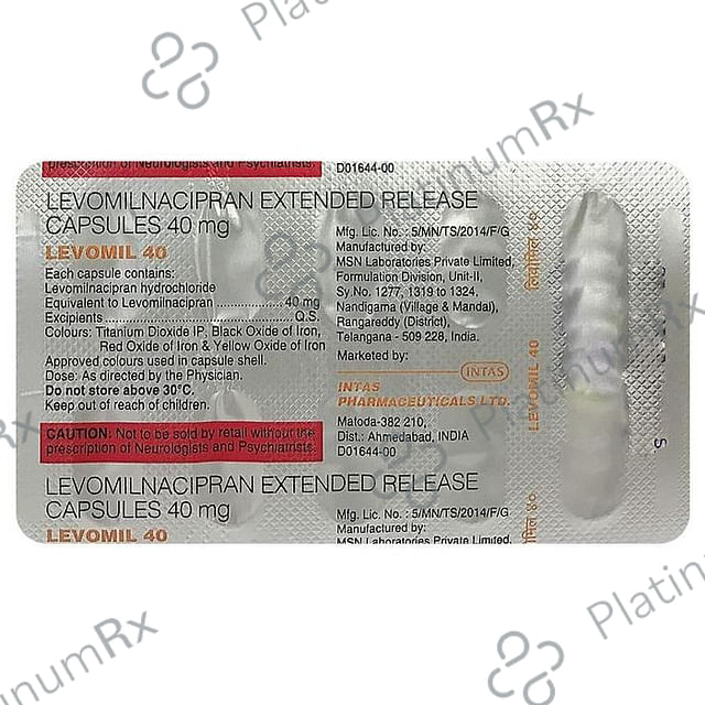 Levomil 40 Capsule ER