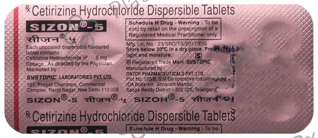 Sizon 5mg Tablet 10s