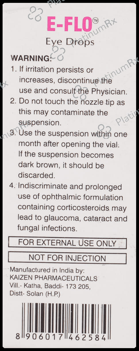 Eflo 0.1% Eye Drop 5ml