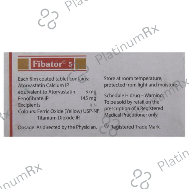 Fibator 5/145mg Tablet 10s