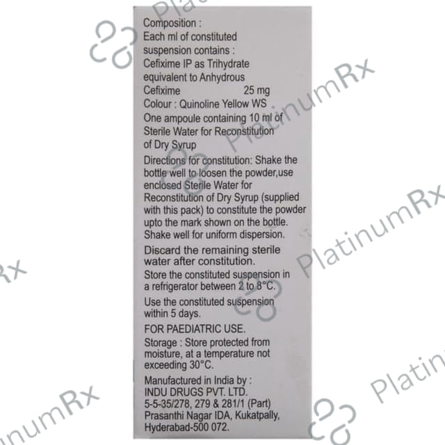 Mahacef 25mg Oral Drop 10ml