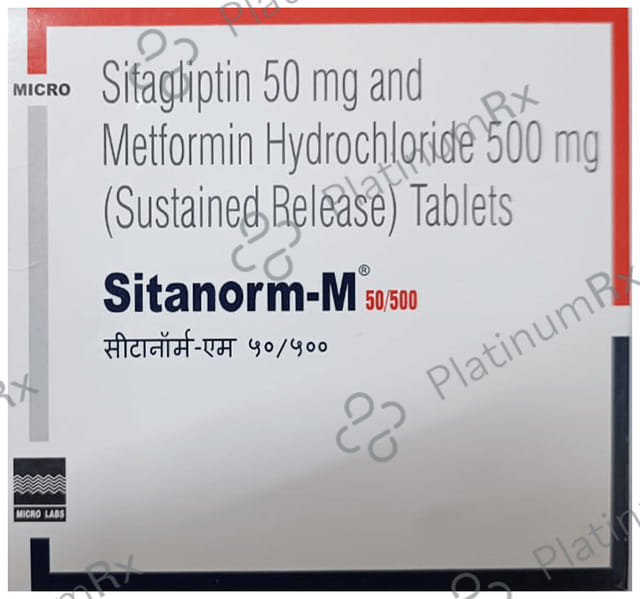 Sitanorm M 50/500mg Tablet 10s