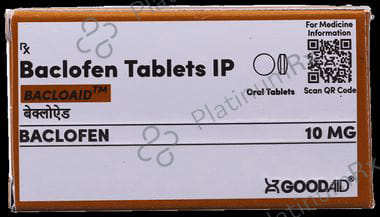 Bacloaid 10mg Tablet 10s