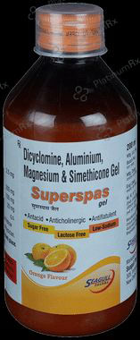 Superspas Oral Gel Orange Sugar Free 200 Oral Gel