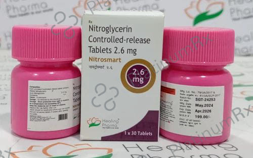 Nitrosmart 2.6mg Tablet CR 30s