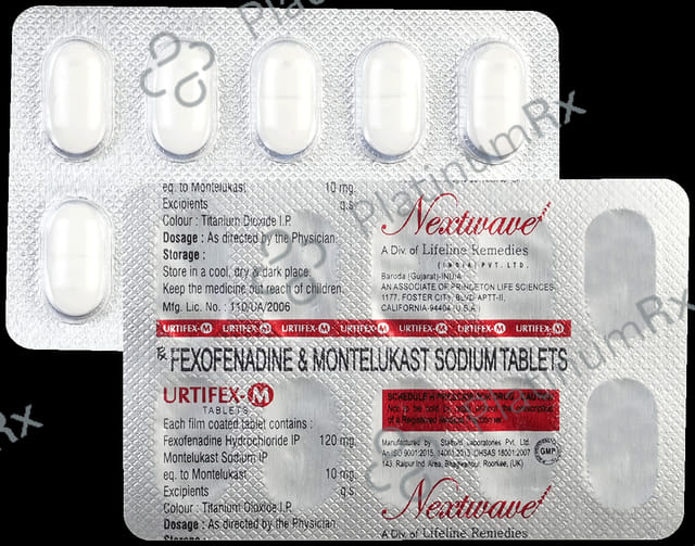 Urtifex M 10mg/120mg Tablet