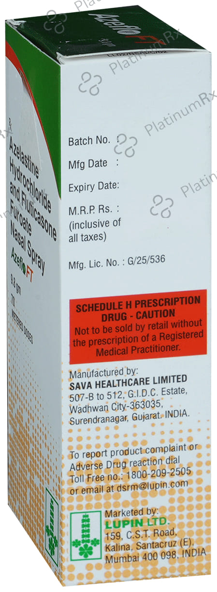 Azeflo FT Nasal Spray 140/27.5mcg 70MDI