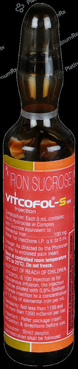 Vitcofol S 100mg Injection