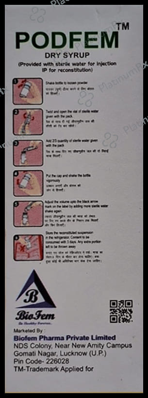 Podfem Dry Syrup Pineapple