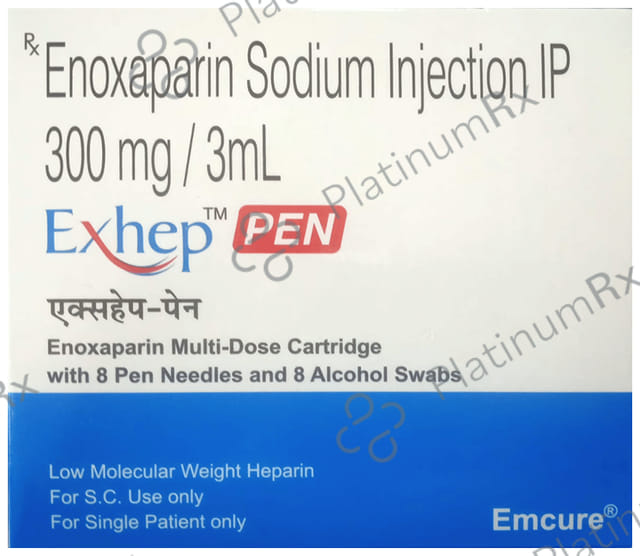 Exhep Pen 300mg Injection Kit 3ml