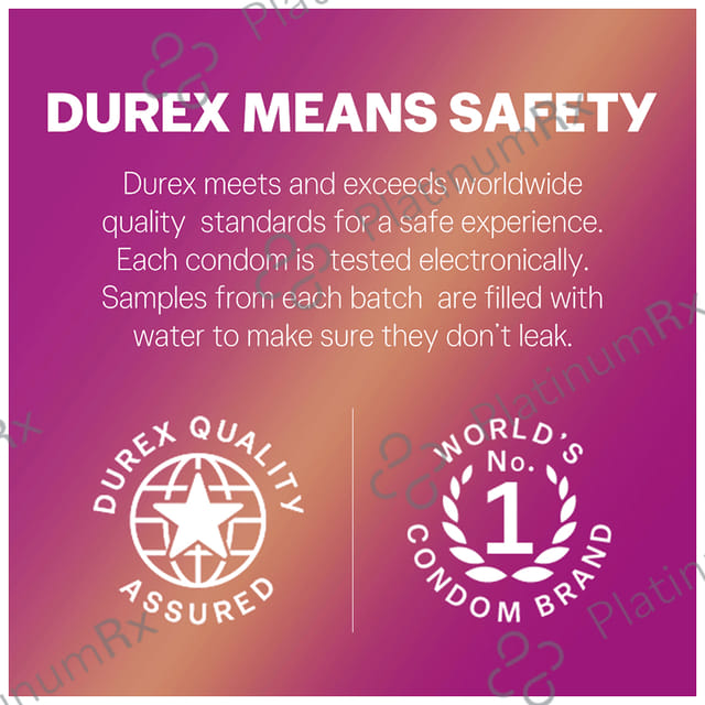Durex Extra Ribbed Condom 3s