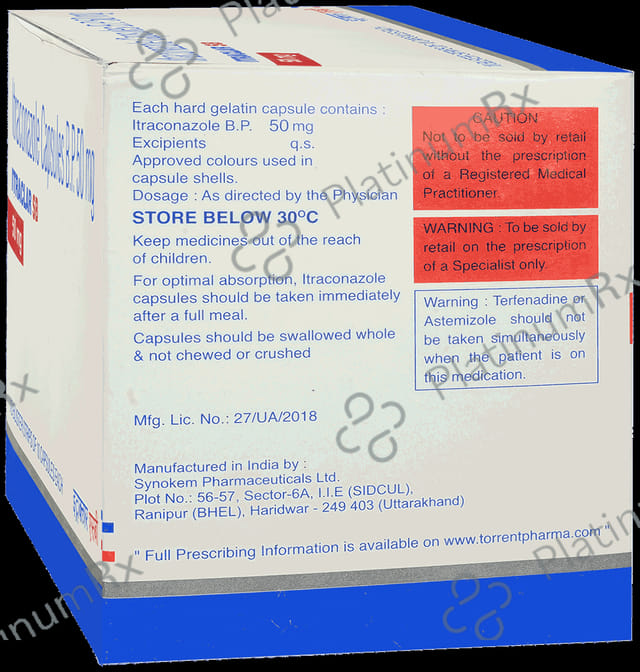 Itraclar SB 50mg Capsule 10s