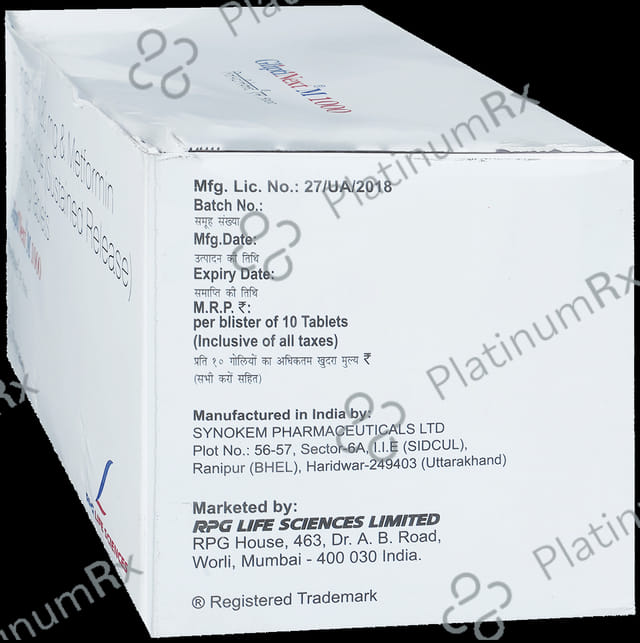 Glipti Next M 1000/20mg Tablet SR 10s