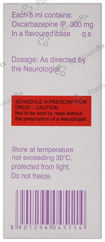 Oxetol 300mg Suspension 60ml