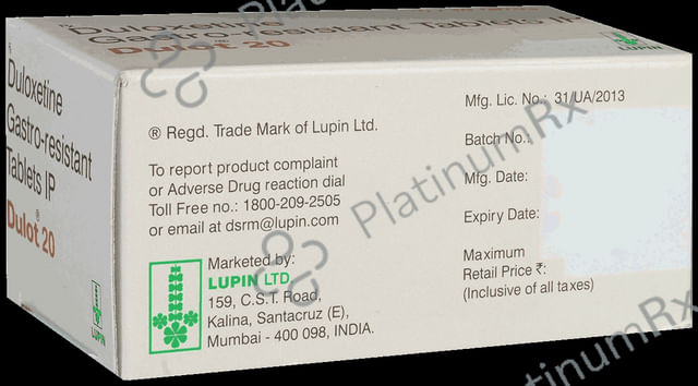 Dulot 20mg Tablet 10s