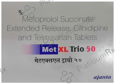 Met XL Trio 50 10/47.5/40mg Tablet ER 15s