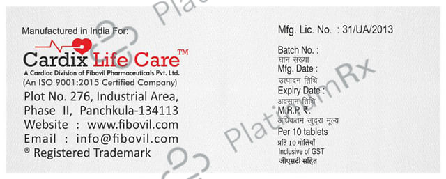 Cardiclop 75mg Tablet