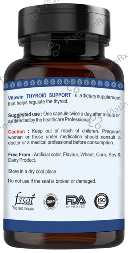 Vitawin Thyroid Support Vegetarian Capsule