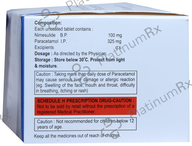 Sologesic Plus 100mg/325mg Tablet