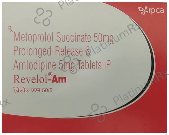 Revelol AM 50/5mg Tablet PR 15s