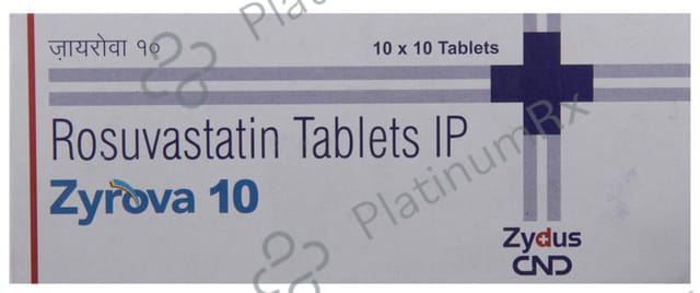 Zyrova 10mg Tablet 10s