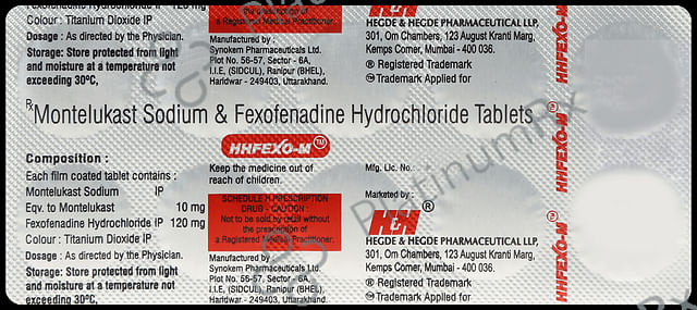 Hhfexo M 10/120mg Tablet 10s