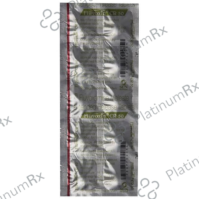 Fluvoxin CR 50mg Tablet ER 10s