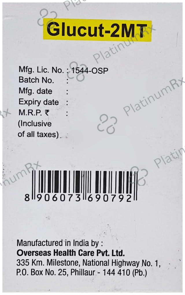 Glucut 2 MT Tablet 10s
