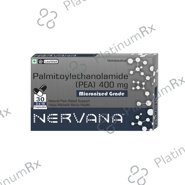 Nervana Micronized Palmitoylethanolamide 400Mg (Pea), Sciatica Nerve Compression, Bladder Pain Relief Capsule