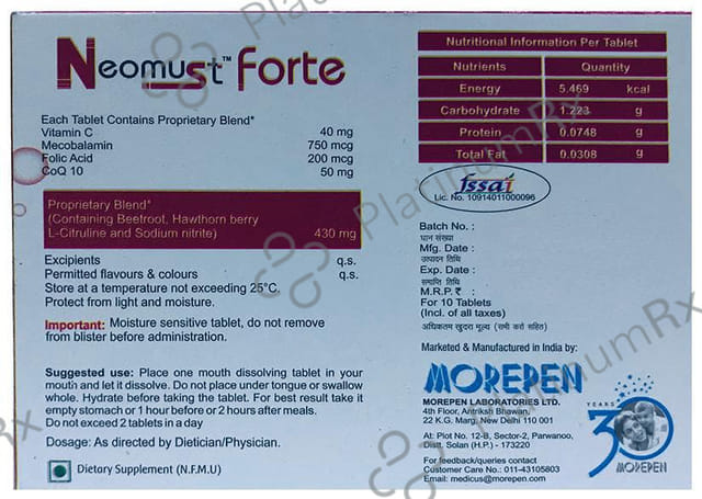 Neomust Forte Tablet