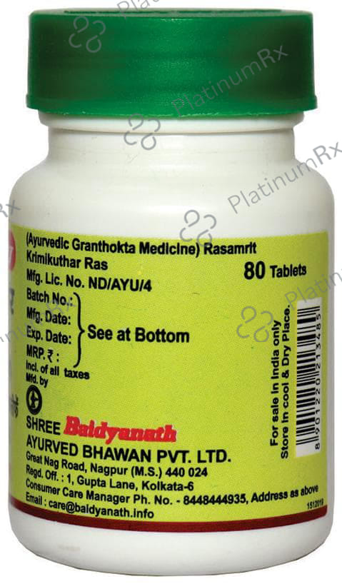 Baidyanath (Nagpur) Krimikuthar Ras Tablet