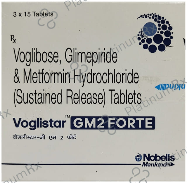 Voglistar GM 2 Forte Tablet SR 15s