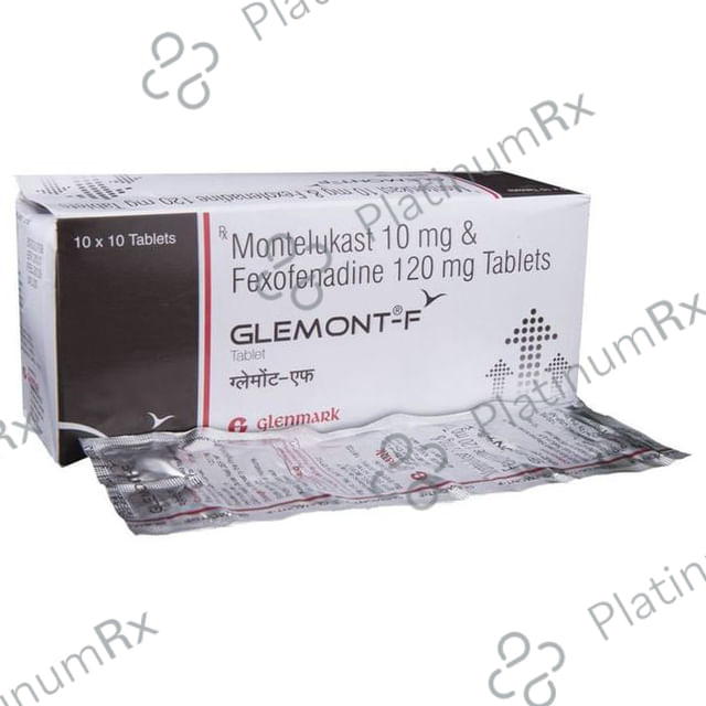 Glemont F 120/10mg Tablet 10s
