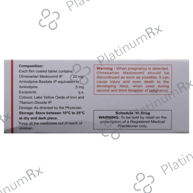 Olmin 20 A 5/20mg Tablet 10s