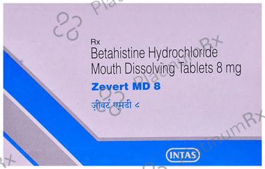 Zevert MD 8mg Tablet 15s