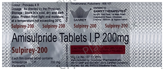 Sulpirey 200mg Tablet 10s