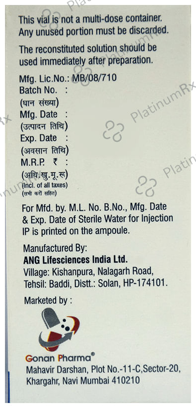 Gonem 1gm Injection 1s