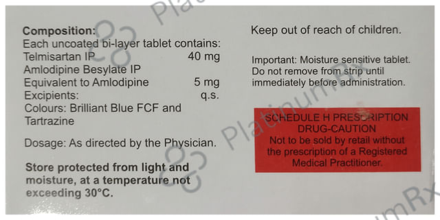 Telvas AM 5/40mg Tablet 15s