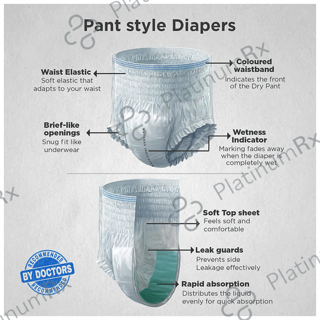 Friends Overnight Adult Unisex Diaper Pants L XL 10s