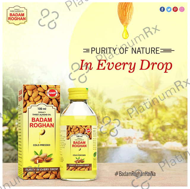 Torque Badam Roghan Oil (100ml Each) 1 Bottle