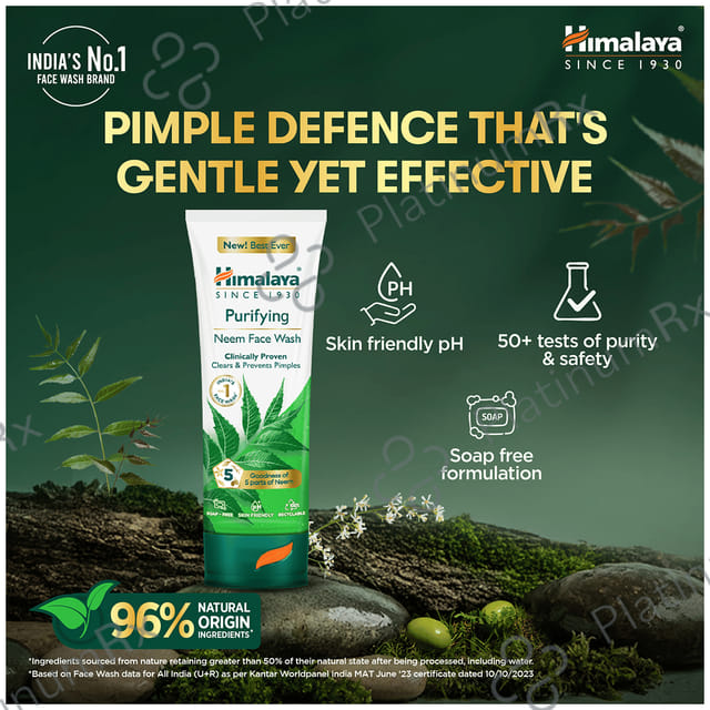 Himalaya Herbals Purifying Neem Face Wash 200ml