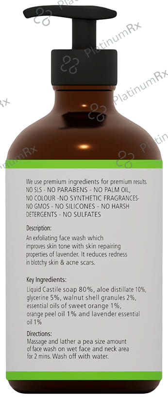 Natuur Orange & Lavender Face Wash