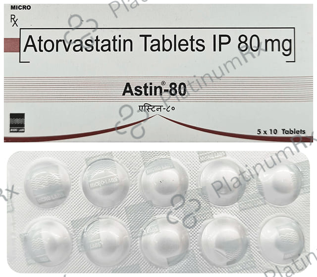 Astin 80mg Tablet 10s