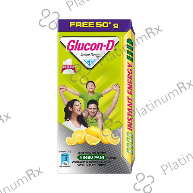 Glucon D Instant Energy Nimbu Pani Flavour Powder 125gm
