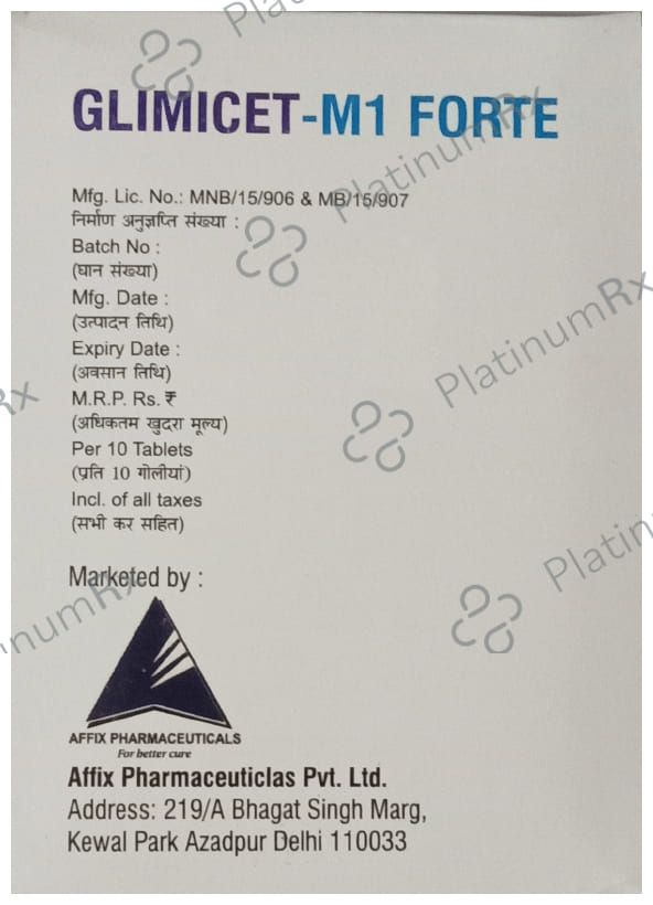 Glimicet-M 1 Forte Tablet SR