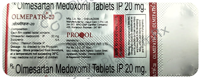 Olmepath 20mg Tablet 10s