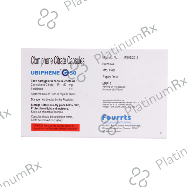 Ubiphene C 50mg Capsule 10s