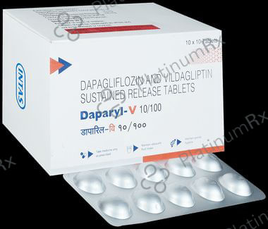 Daparyl V 10/100mg Tablet 10s