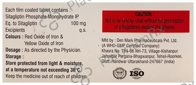 Sitaneed 100mg Tablet 7s